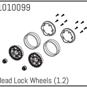 1.2" Beadlock Wheels - PRO Crawler 1:18 (4)
