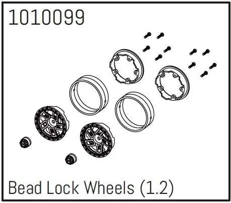 1.2" Beadlock Wheels - PRO Crawler 1:18 (4)