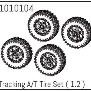 1.2" Tracking A/T Wheel Set - PRO Crawler 1:18 (4)