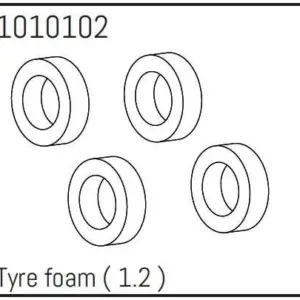 1.2" Tyre Foam - PRO Crawler 1:18 (4)