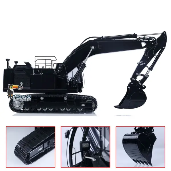 LESU 1/14 Aoue LR945 Metal Hydraulic RC Excavator Remote Controlled Digger Model Painted Assembled Optional Version RTR