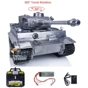 Mato Painted 100% Metal 1/16 RC Tank German Tiger I Remote Control Military Armor Model BB Shooting RTR 1220 Kits