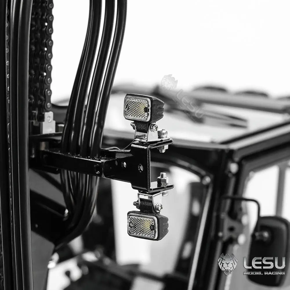 LESU 1/14 Aoue-LD16S Metal RC Hydraulic Forklift Remote Control Wheeled Car RTR Version Painted Assembled Models