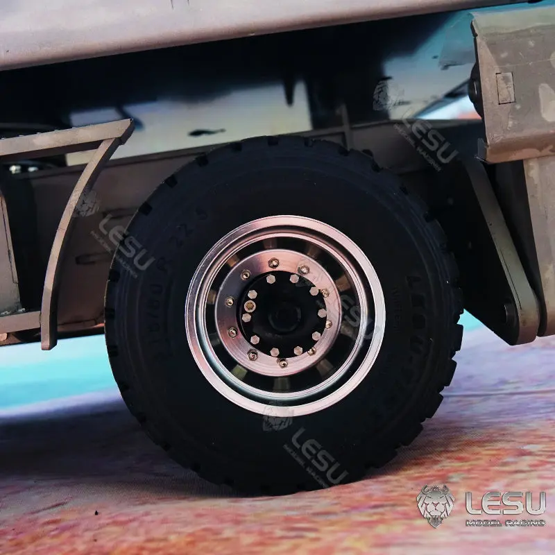 BEST SELLING 1/14 LESU RC Metal Aoue ET30H Wheeled Excavator Hydraulic System Pump Valve Lights Axle Fast Shipment