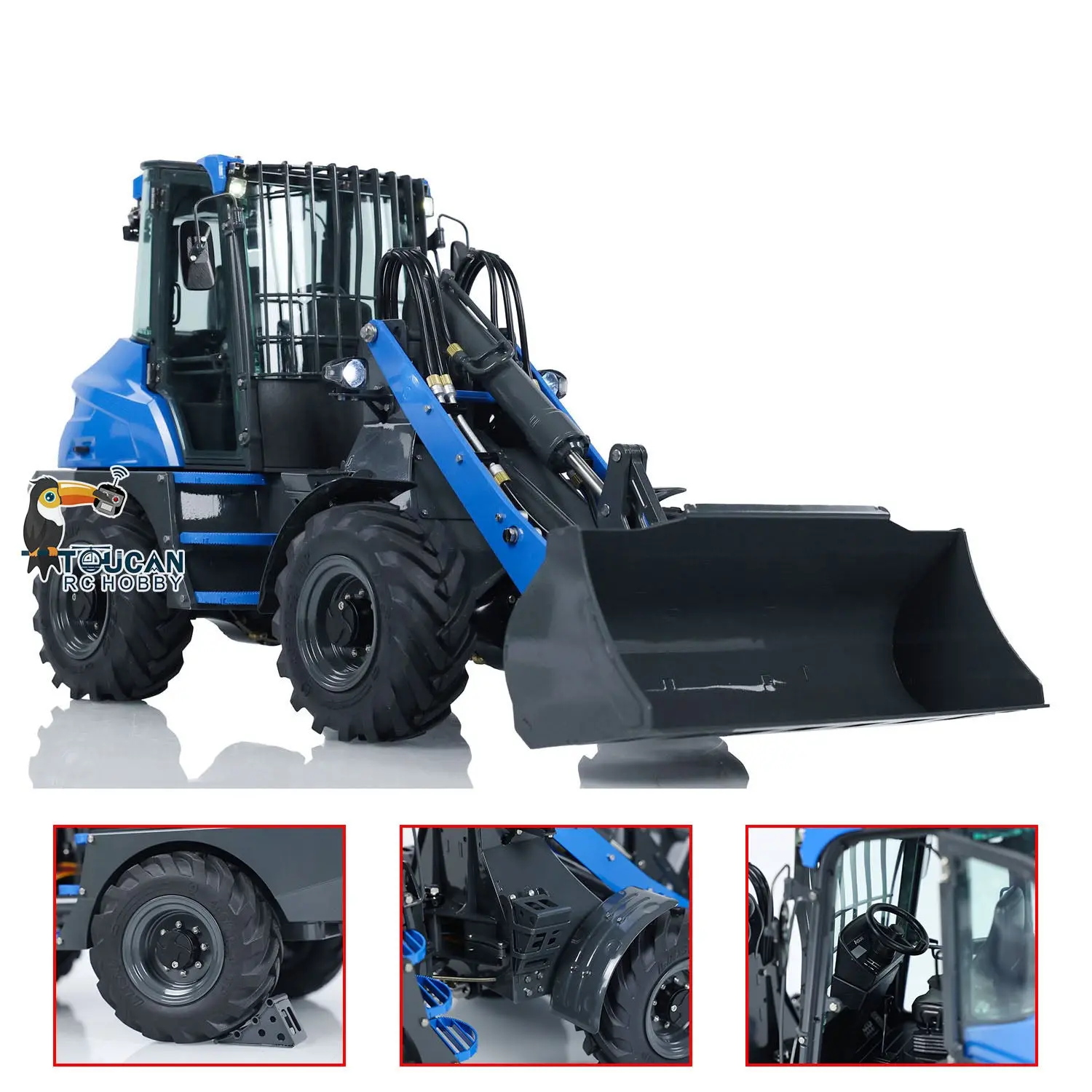LESU Metal 1:14 RC Hydraulic Loader AOUE MCL8 Remote Control Engineer Vehicles RTR Versions Painted Assembled Hobby Models