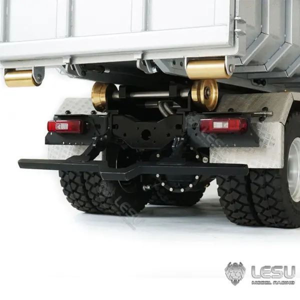 2Speed LESU Remote Control Hydraulic Roll on off Dumper Crane 1/14 RC Tipper Lock Differential Axle Metal 8X8 Chassis Gerabox