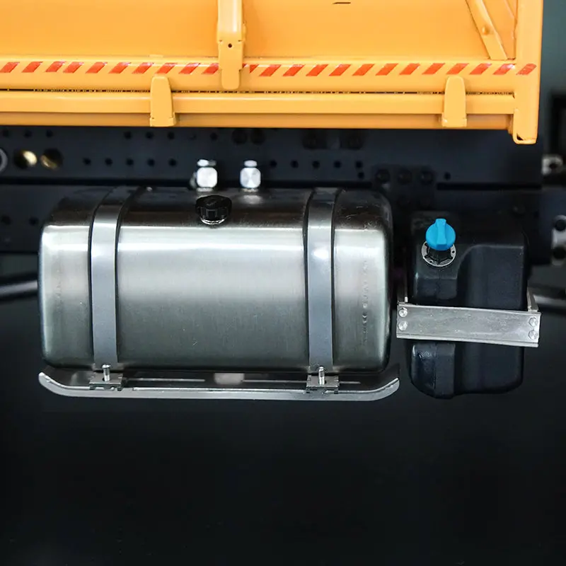 LESU 1/14 Metal 4*4 Chassis TGS Hydraulic Dumper Truck Model Decorative Light Parts Opitonal Versions Battery Charger