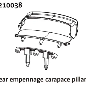 Rear Wing & Body Mount - Rally