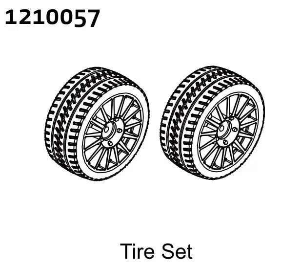 Pre-Glued Tire Set - Rally (2)