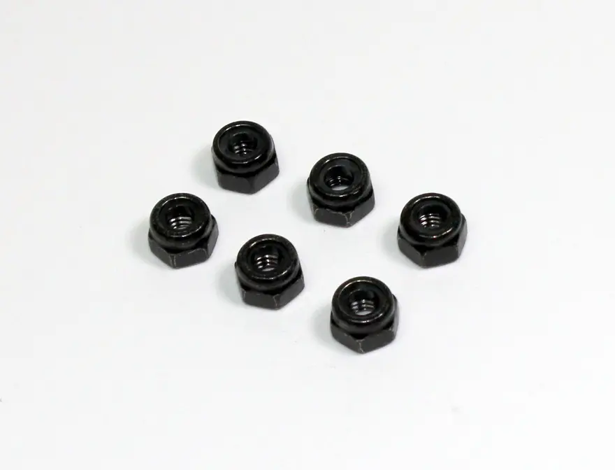 Nylon Self-Lock Nut M4 (6) Buggy/Truggy