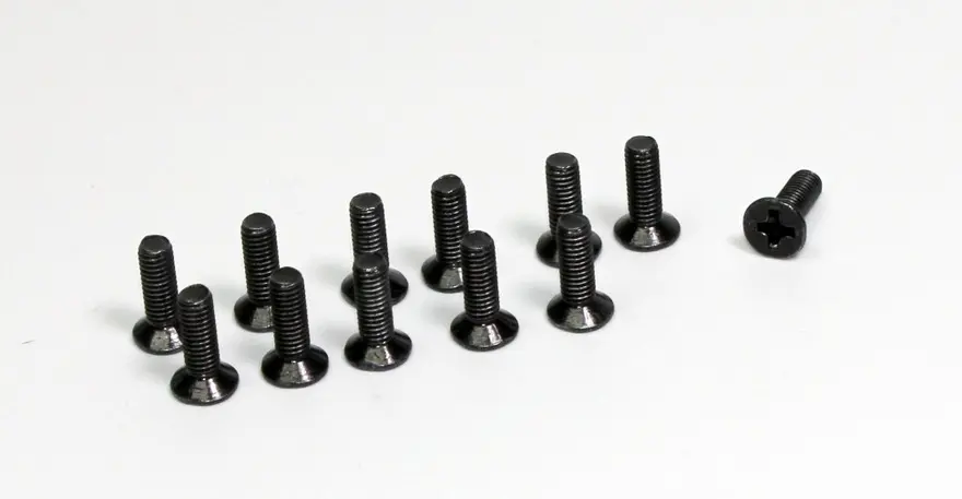 Flat Cross Screw 3x10 (12) Buggy/Truggy