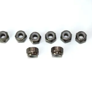 Aluminum Nylon Nut M3 (8)