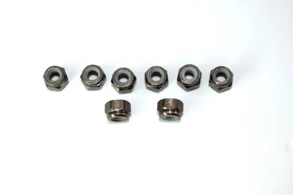 Aluminum Nylon Nut M3 (8)