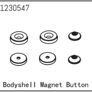 Bodyshell Magnet Button