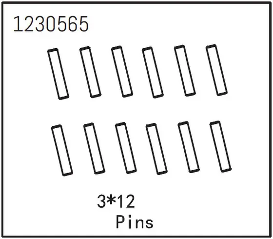 Pins 3*12 (12)
