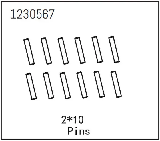 Pins 2*10 (12)