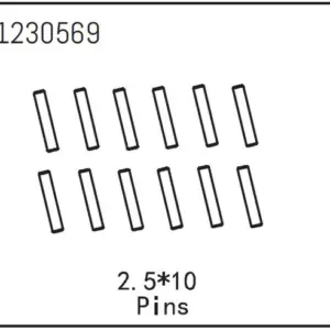 Pins 2.5*12 (12)