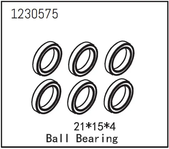 Ball Bearing 21*15*4 (6)