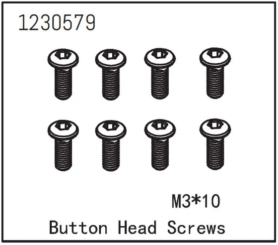 Button Head Screw M3*10 (8)