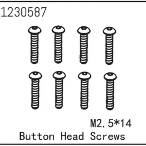 Button Head Screw m2.5*14 (8)