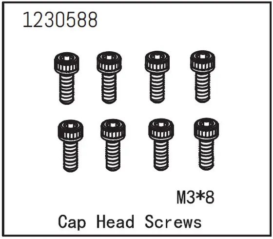 Cap Head Screw M3*8 (8)