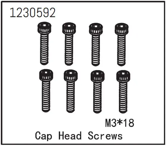 Cap Head Screw M3*18 (8)