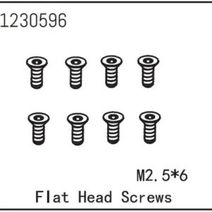 Flat Head Screw m2.5*6 (8)
