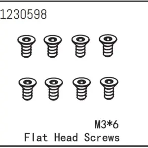 Flat Head Screw M3*6 (8)