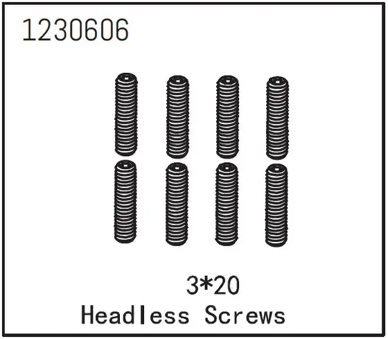 Headless Screw M3*20 (8)