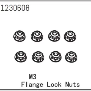 Flange Lock Nut M3 (8)