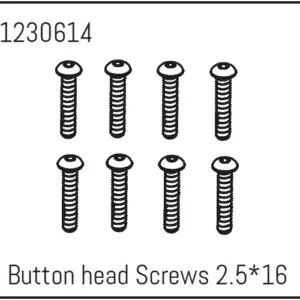 Button Head Screw m2.5*14 (8)