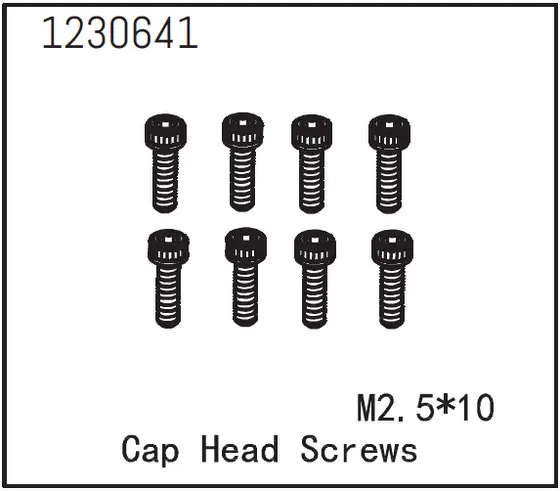 Cap Head Screws m2.5*10 (8)