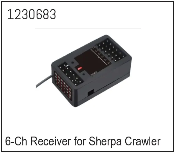 6-Channel Receiver for cr3.4 Crawler
