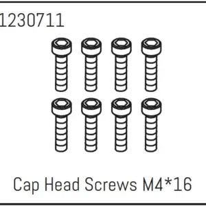 Cap Head Screws M4*16 (8) - Khamba