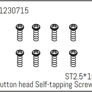 Button Head Self-Tapping Screws st2.5*10 (8) - Khamba