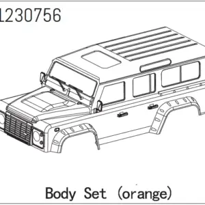 Hard Plastic Body Set (Orange) - Landi
