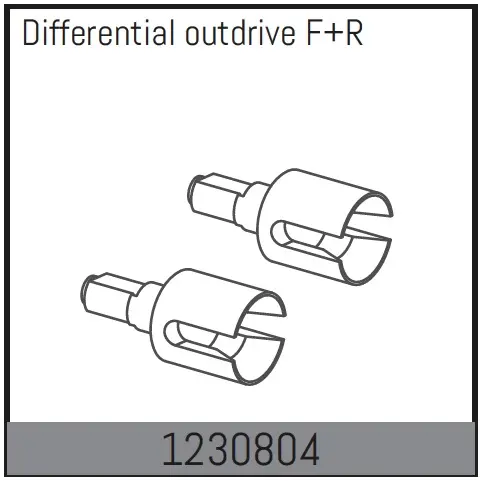 Differential Outdrives Front/Rear