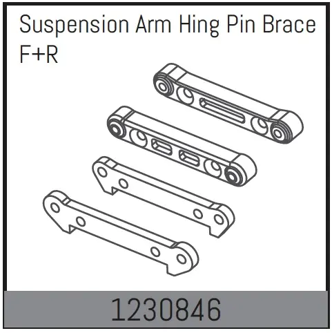 susp.arm Hinge Pin Brace F/R