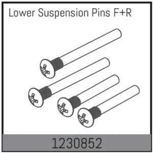 Lower Suspension Pin Set F/R