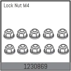 Lock Nut M4 (10)
