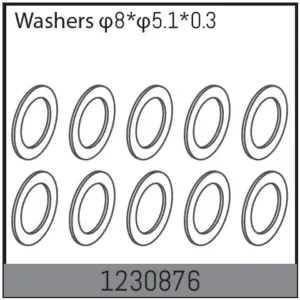 8*5.1*0.3 Washers (10)