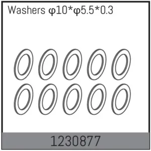 10*5.5*0.3 Washers (10)