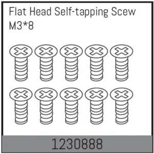 M3*8 Flat Head Self-Tapping Screw Set (10)