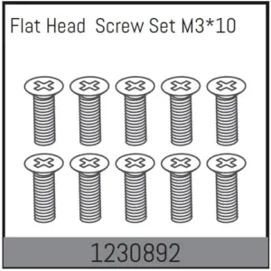 M3*10 Flat Head Screw Set (10)