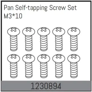 M3*10 Pan Self-Tapping Screw Set (10)
