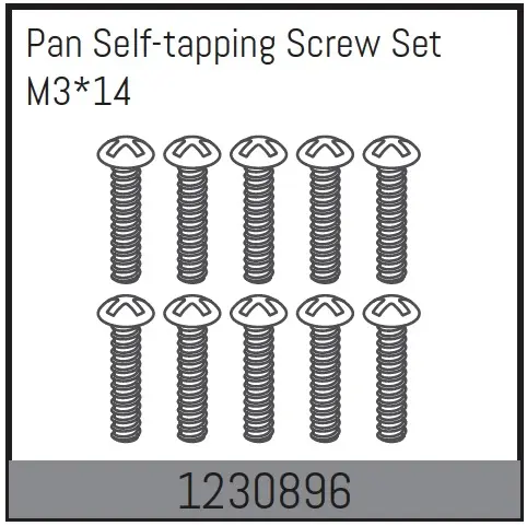 M3*14 Pan Self-Tapping Screw Set (10)