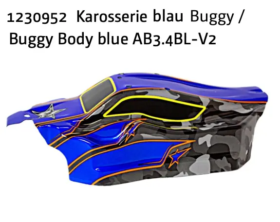 Buggy Body Blue ab3.4bl-v2