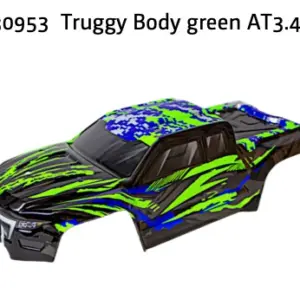 Truggy Body Green at3.4-v2