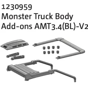 Monster Truck Body Add-Ons amt3.4(bl)-v2