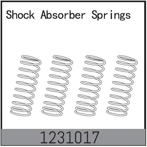Shock Absorber Springs (4) - cr3.4eco